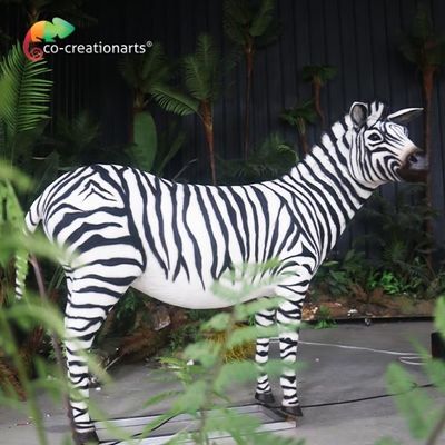 comprar Animales Animatronic realistas simulados de la cebra movible para el parque de atracciones de la exposición del parque zoológico online manufacture