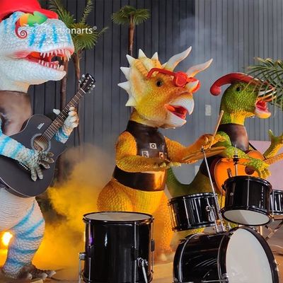 Banda Animatronic modificada para requisitos particulares del dinosaurio para el parque de atracciones