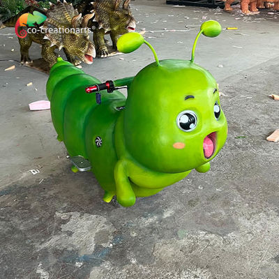 Parque de diversiones Caterpillar Scooter Equipo de parque de juegos Viaje realista de dibujos animados