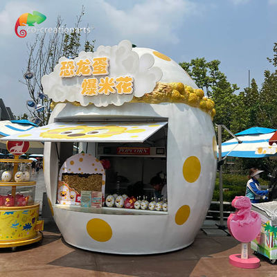 Polvillas personalizadas de fibra de vidrio para el parque de diversiones