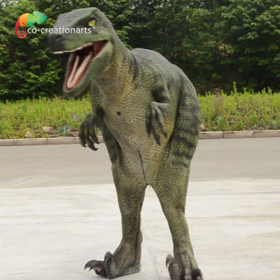 1.7m Animatrónico Dinosaurio Velociraptor Traje realista Crear espectaculares escenas Jurásicas