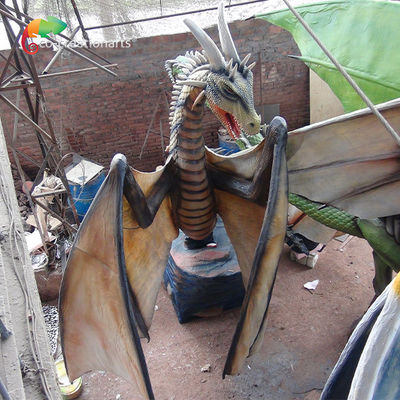 Control remoto Dragón realista para la atracción del parque temático