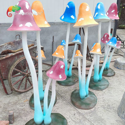 Ornamentaciones de hongos realistas animatrónicos para decoraciones de parques temáticos