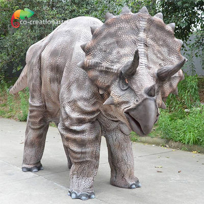 5m Triceratops Disfraz de Halloween Interactivo Creatura Prehistórica Cosplay para dos adultos