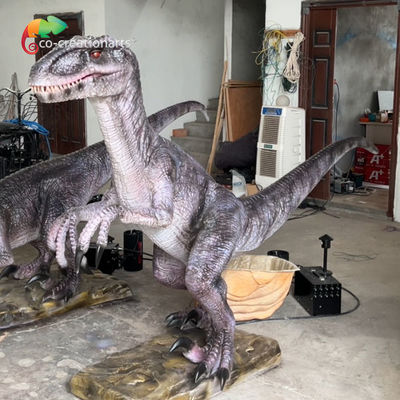 comprar Sistemas de control de sonido realistas Dinsoaur animatrónico Simulatio Velociraptor para la exposición online manufacture