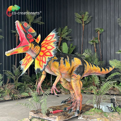comprar Sonido realista Movimientos reales Dinosaurio Dilophosaurus de alto nivel para exhibición online manufacture