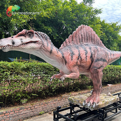Animatrónico Spinosaurus Dinosaurios simulados con pista de 15 metros para atracción del parque temático