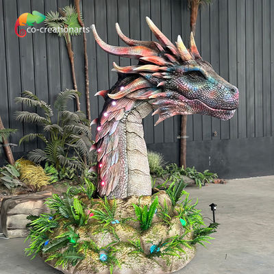 Un buen precio. Parque temático del dragón animatrónico decoración tamaño realista modelo de dragón en línea
