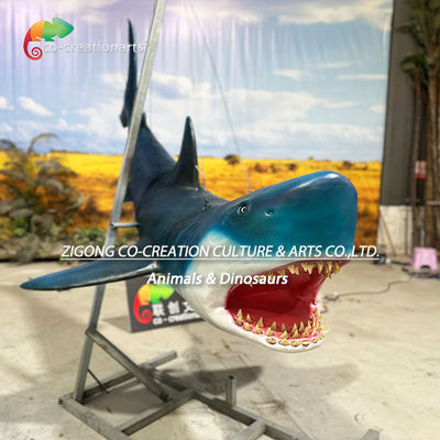 Comprar Modelo de tiburón animatrónico con un diseño realista para la decoración del parque temático de acuarios y océanos Fabricación en línea