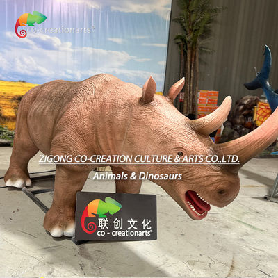 comprar Animales Animatrónicos Simulación de rinoceronte Para la decoración del parque de diversiones online manufacture