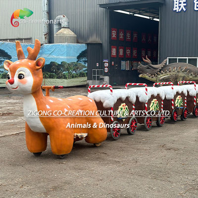 Scooters de venado de Navidad personalizados Atracción para centros comerciales Atracciones de juegos