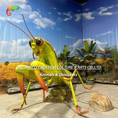 Simulación de Mantis Animatrónica Insectos Móviles para atracciones de parques temáticos