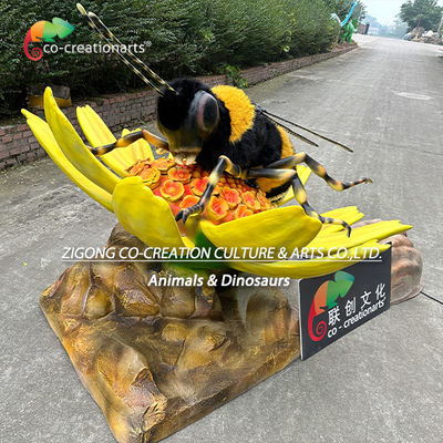 Insectos Animatrónicos Aves Animatrónicas Personalizadas Con Flores Para Decoración De Parques Temáticos