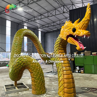 comprar Dragón Oriental Animatrónico Realista: Escalas Brillantes y Movimientos Dinámicos para Exposiciones Inmersivas del Parque Temático online manufacture