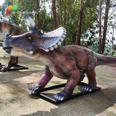 Un buen precio. Hidrófugo Animatronic del Triceratops del dinosaurio de la fibra de vidrio al aire libre del patio en línea