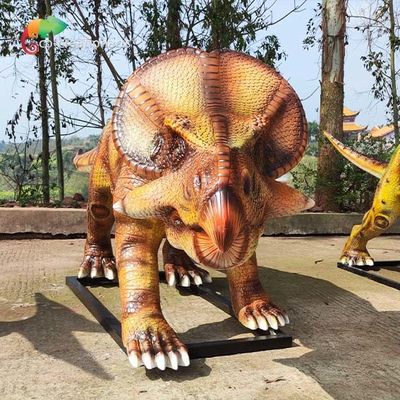 Un buen precio. Superficie lisa de la fibra de vidrio de Protoceratops de la resina del dinosaurio animal grande de las estatuas en línea