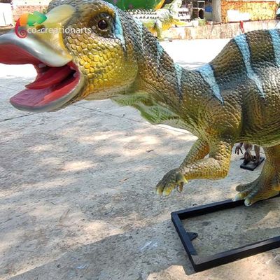 Hadrosauridae Animatronic de tamaño natural de la simulación de los dinosaurios de la rotación principal