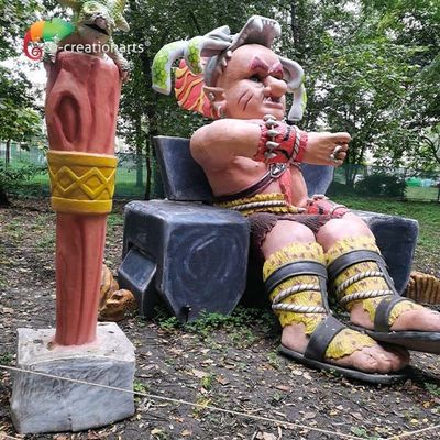 Un buen precio. Figuras Animatronic enormes de 4,5 metros para la exposición del parque temático en línea