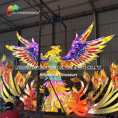 Un buen precio. Escultura de Fénix Iluminado para Festivales de Linternas Chinas y Espectáculos de Luces En línea